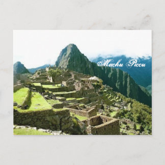 Machu Picchu Peru vykort