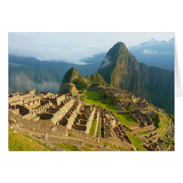 Machu Picchu, Perus tomt kort (Framsidan Horizontal)
