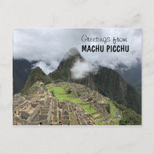 Machu Picchu, Perus vykort