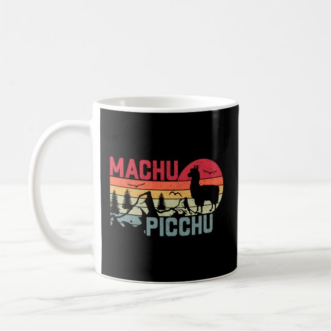 Machu Picchu Peruvian Pride Peru Travel Kaffemugg (Vänster)