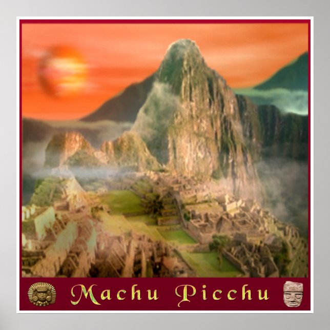 Machu picchu poster (Framsidan)