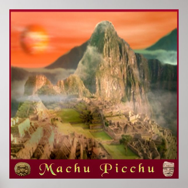 Machu Picchu poster (Framsidan)