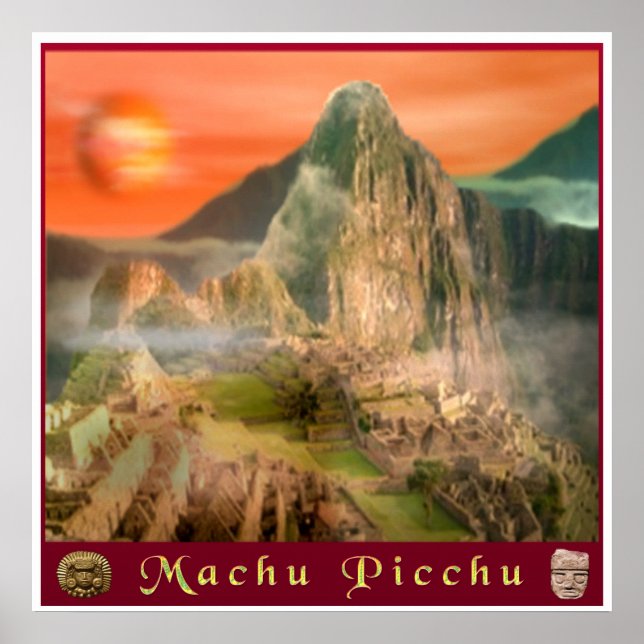 Machu picchu poster (Framsidan)