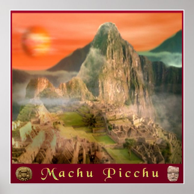 Machu picchu poster (Framsidan)