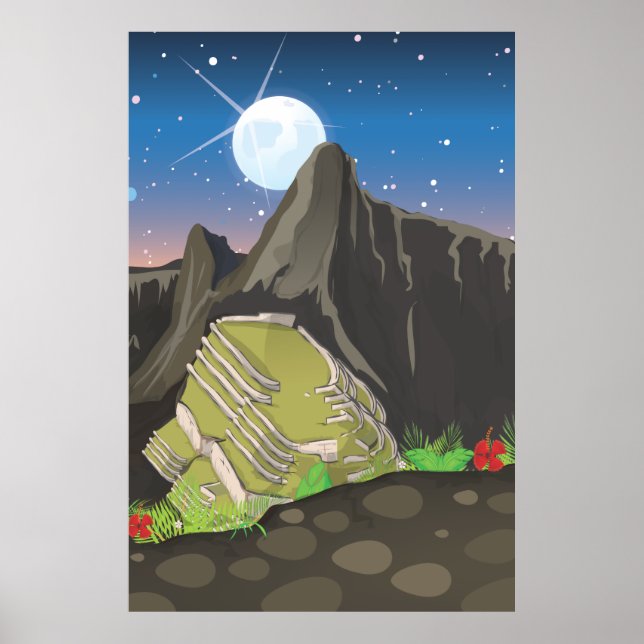 Machu Picchu Poster (Framsidan)