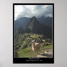Machu Picchu Poster (världens sju underverk)
