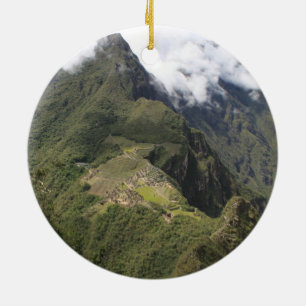 Machu Picchu prydnad Julgransprydnad Keramik