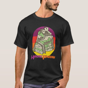 Machu Picchu Retro Peru Inca Town Sydamerika Pr T Shirt