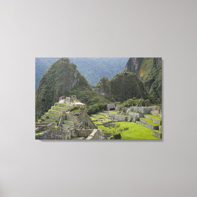 Machu Picchu, ruiner av Inca City, Peru. 2 Canvastryck (Framsida)