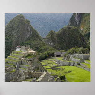 Machu Picchu, ruiner av Inca City, Peru. 2 Poster