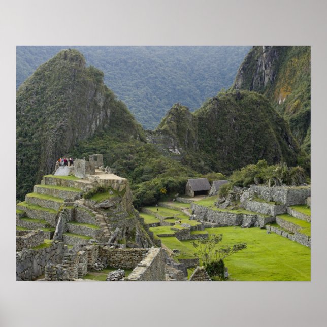 Machu Picchu, ruiner av Inca City, Peru. 2 Poster (Framsidan)