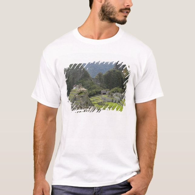 Machu Picchu, ruiner av Inca City, Peru. 2 Tee Shirt (Framsida)