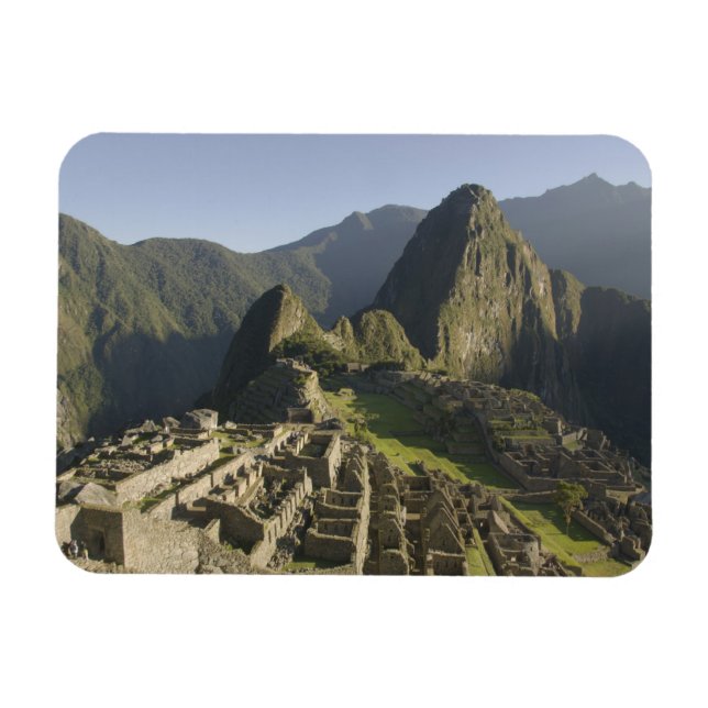 Machu Picchu, ruiner av Inca City, Peru. Magnet (Horisontell)