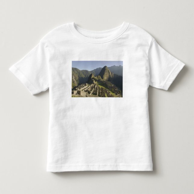 Machu Picchu, ruiner av Inca City, Peru. T Shirt (Framsida)