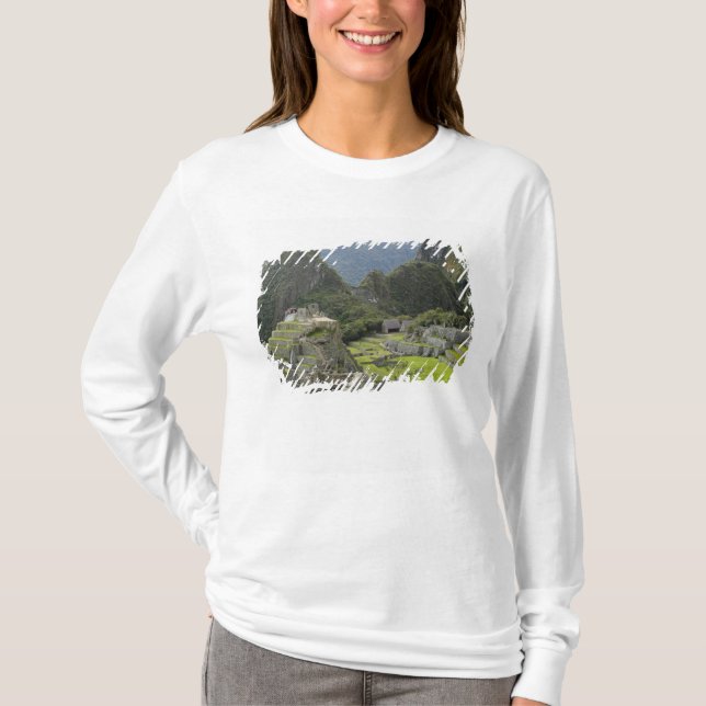 Machu Picchu, ruiner av Inca-staden, Peru. 2 T Shirt (Framsida)