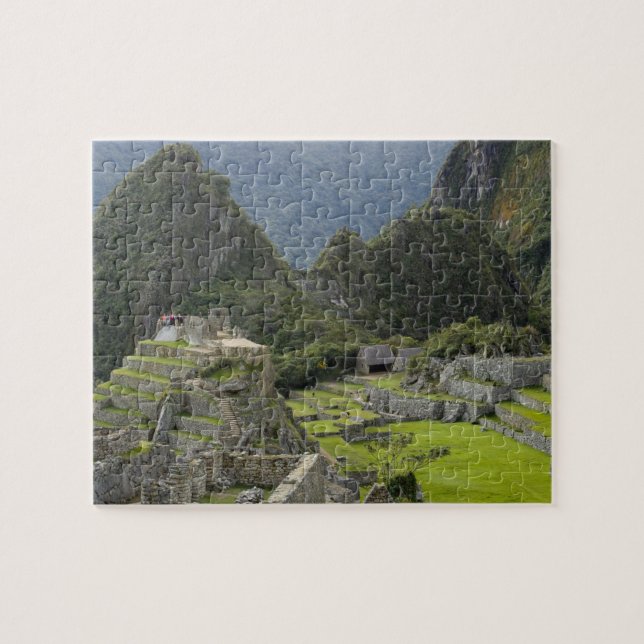 Machu Picchu, ruiner av inka-stad, Peru. 2 Pussel (Horisontell)