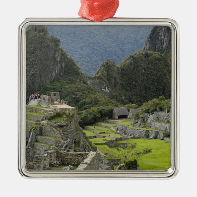 Machu Picchu, ruiner av Inka-staden, Peru. 2 Julgransprydnad Metall (Framsidan)