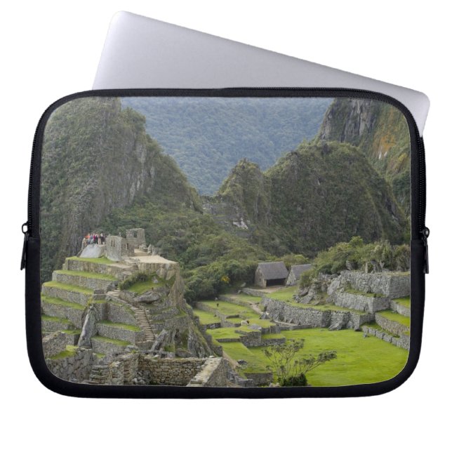 Machu Picchu, ruiner av Inka-staden, Peru. 2 Laptop Fodral (Framsidan)