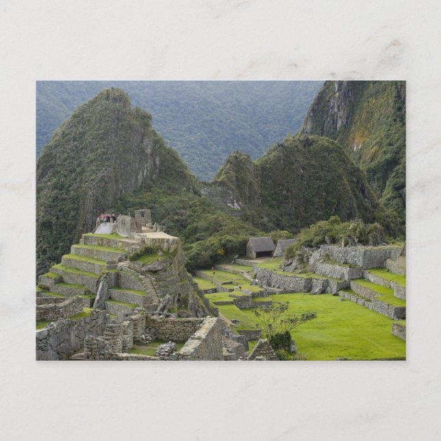 Machu Picchu, ruiner av Inka-staden, Peru. 2 Vykort (Framsida)