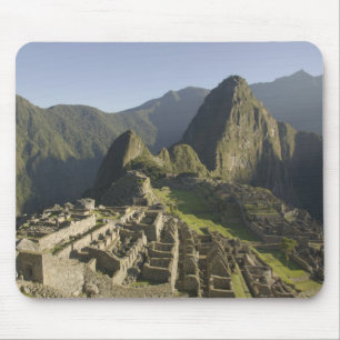 Machu Picchu, ruiner av Inka-staden, Peru. Musmatta