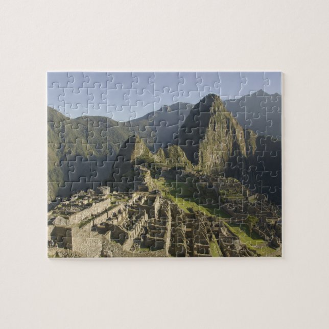Machu Picchu, ruiner av Inka-staden, Peru. Pussel (Horisontell)