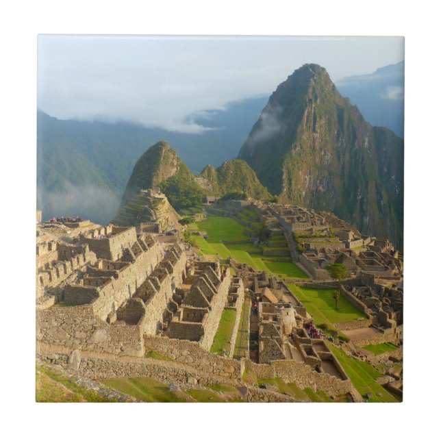 Machu Picchu ruins Kakelplatta (Framsidan)