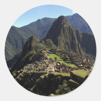 Machu-Picchu Runt Klistermärke