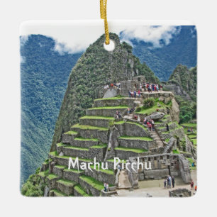Machu Picchu - skatt av Peru Julgransprydnad Keramik