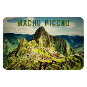 Machu Picchu stilized Magnet