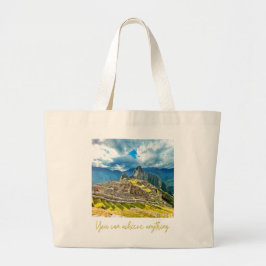 Machu Picchu Tote Bag Jumbo Tygkasse