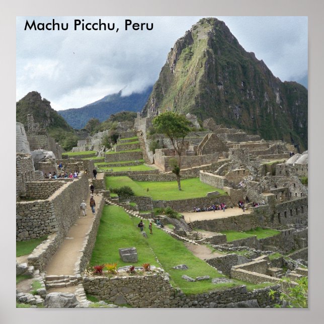 Machu Picchu-utskrift Poster (Framsidan)