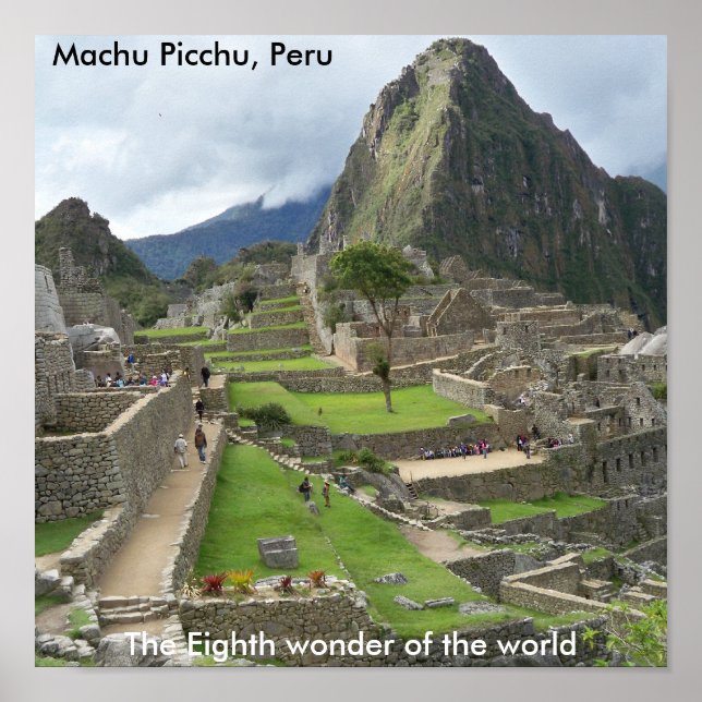 Machu Picchu-utskrift Poster (Framsidan)