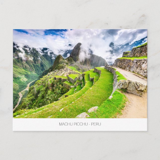 Machu Picchu vycard Vykort (Framsida)