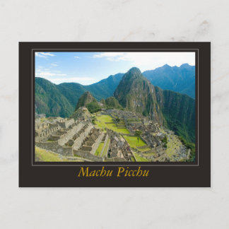 Machu Picchu Vykort