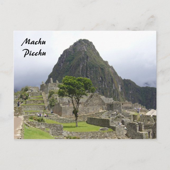 machu picchu vykort (Framsida)