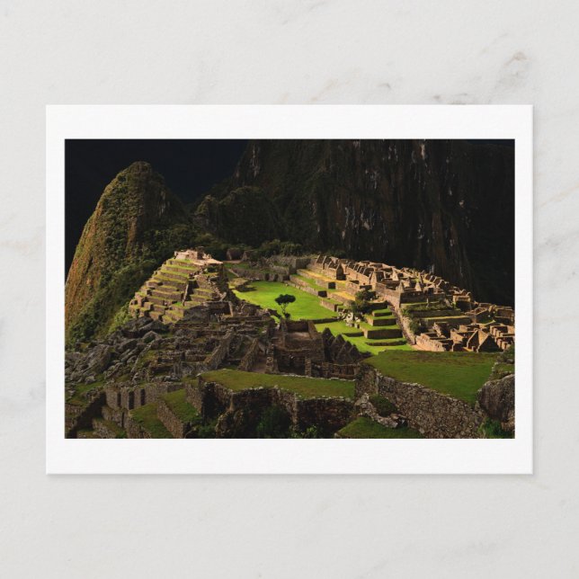 Machu picchu vykort (Framsida)