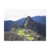 Machu Picchu-vykort