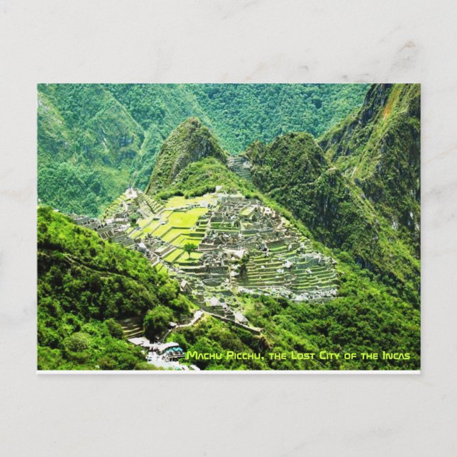 Machu Picchu-vykort Vykort (Framsida)
