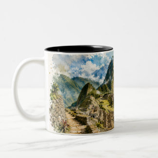 MACHUPICCHU Två-Tonad MUGG