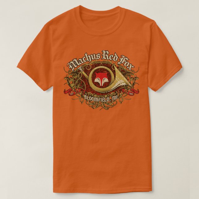 Machus Red Fox 1965 T Shirt (Design framsida)