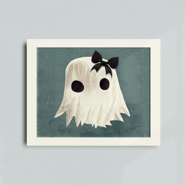 Macie Ghost, Kids Halloween Art Poster (Skapare uppladdad)