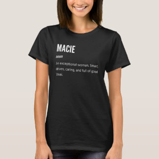 Macie Noun, en exceptionell kvinna T Shirt