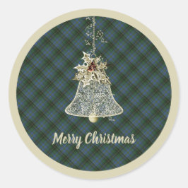 MacInnes Hunting Ancient Original Scottish Tartan Runt Klistermärke