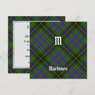 MacInnes klan tartan Inbjudningar