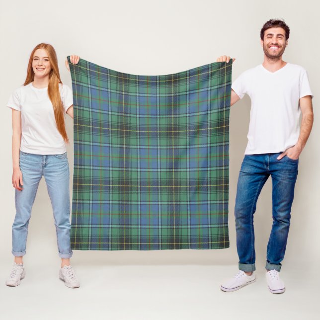 MacInnes Uråldriga Plaid Fleecefilt (På plats)