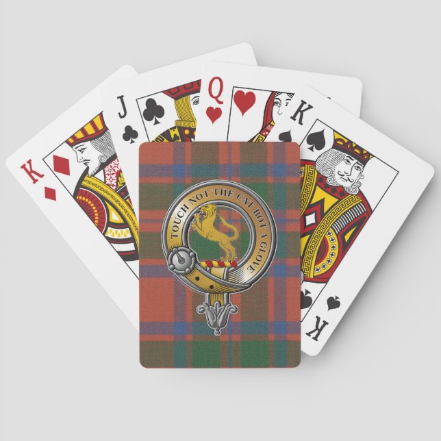 MacIntosh Tartan & Badge Casinokort (Baksidan)