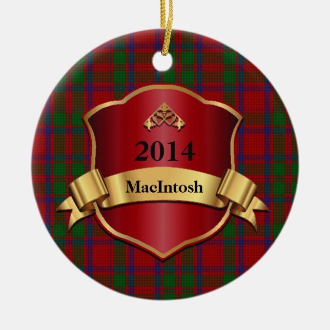 MacIntosh Tartan Play-Anpassningsbarnas ornament (Framsidan)