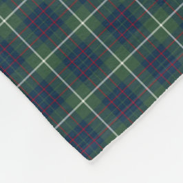 MacIntyre Klan Grönt Hunting Tartan Fleecefilt