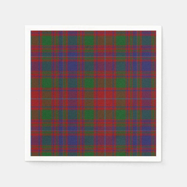 MacIntyre Klan Tartan Play Papper Napkins Pappersservett (Framsidan)