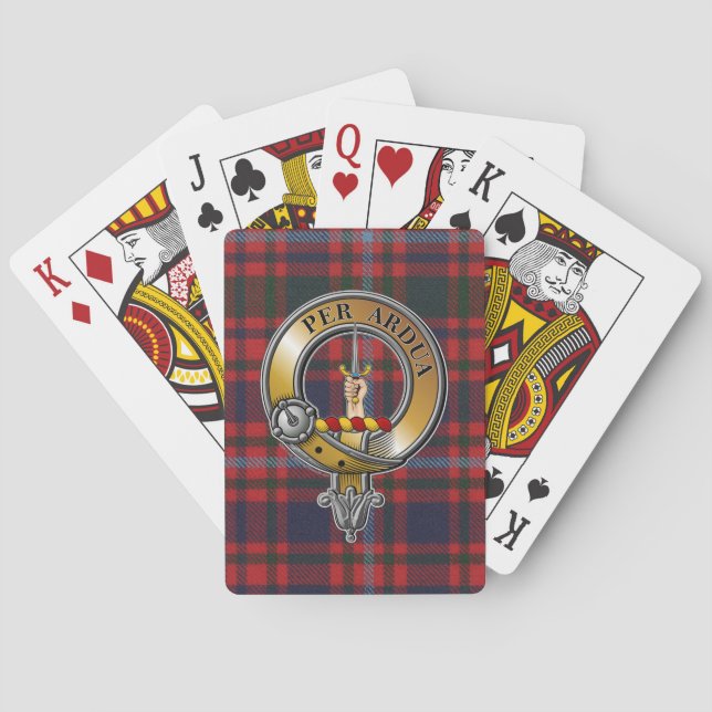 MacIntyre Tartan & Badge Casinokort (Baksidan)
